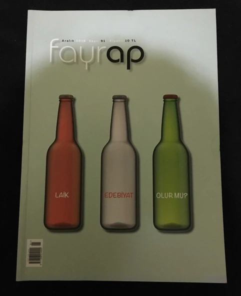 FAYRAP Aralık 2016 Sayı 91 LAİK EDEBİYAT OLUR MU (Sahafiye Kitap) ürün görseli 1
