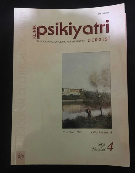 KLİNİK PSİKİYATRİ Dergisi 2005 Cilt 8 Sayı 4 (Sahafiye Kitap) ürün görseli 1