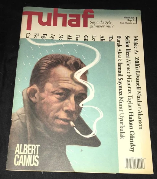 TUHAF Nisan 2017 Sayı 1 ALBERT CAMUS (Sahafiye Kitap) ürün görseli 1