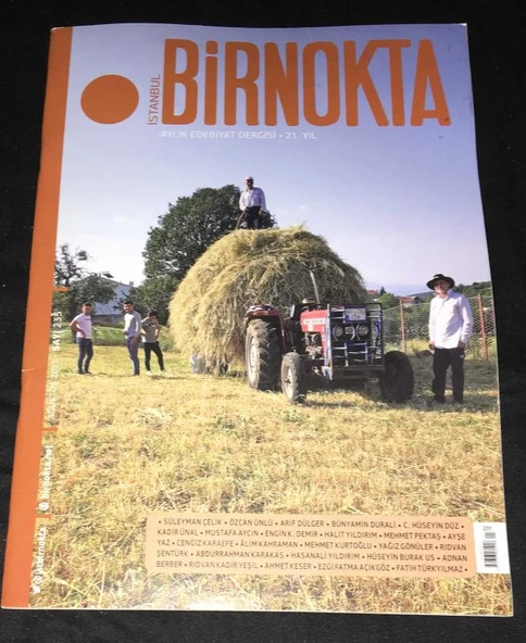 İSTANBUL BİR NOKTA Dergisi Ağustos 2021 Sayı 235 (Sahafiye Kitap) ürün görseli 1