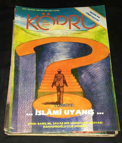 KÖPRÜ Ekim 1986 Sayı 103 Yavuz Bahadıroğlu'yle Sanat Üzerine-Kapak İSLAMİ UYANIŞ (Sahafiye Kitap) ürün görseli 1