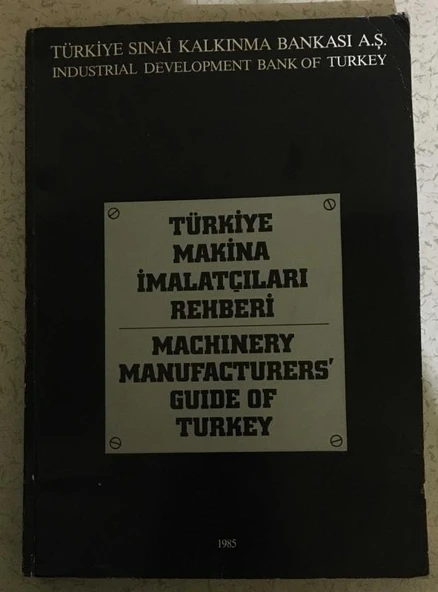 TÜRKİYE MAKİNA İMALATÇILARI REHBERİ 1985 - Türkçe-İngilizce- (Sahafiye Kitap) ürün görseli 1