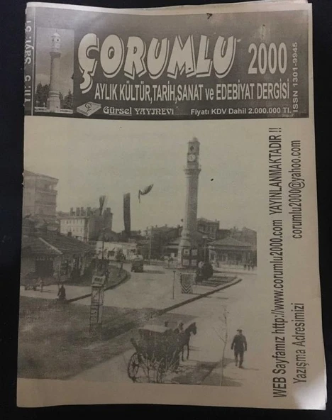 ÇORUMLU 2000 DERGİSİ Haziran 2003 Yıl 5 Sayı 51 MENDERES MANTIĞI-ALİ EMİROĞLU (Sahafiye Kitap) ürün görseli 1