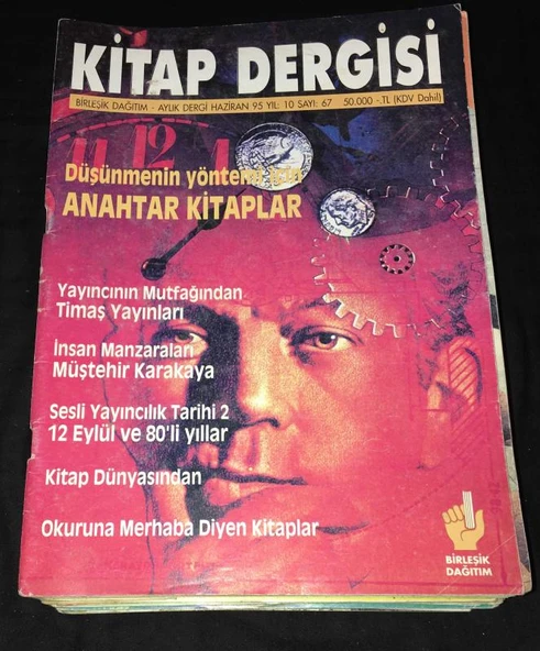 KİTAP DERGİSİ Haziran 1995 Sayı 67 Yayıncının Mutfağından Timaş Yayınları (Sahafiye Kitap) ürün görseli 1