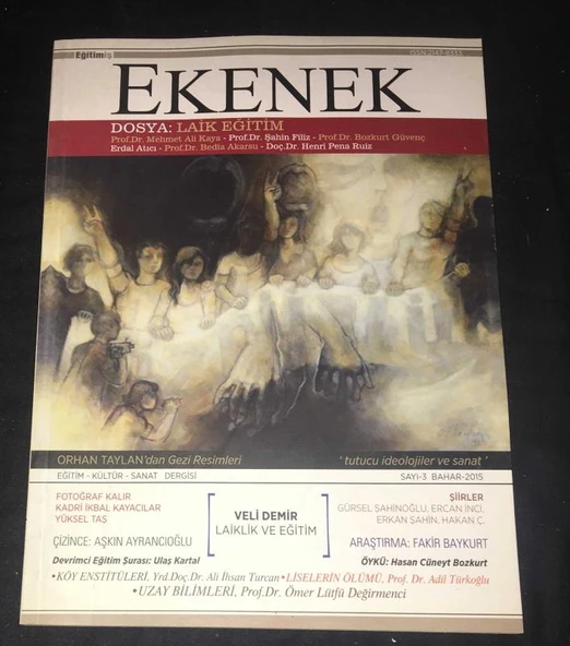 EKENEK Dergisi Bahar 2015 Sayı 3 Dosya: LAİK EĞİTİM-Araştırma: FAKİR BAYKURT (Sahafiye Kitap) ürün görseli 1