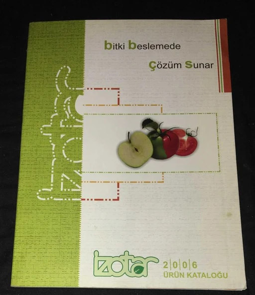İZOTAR 2006 ÜRÜN KATALOĞU Bitki Beslemede Çözüm Sunar (Sahafiye Kitap) ürün görseli 1