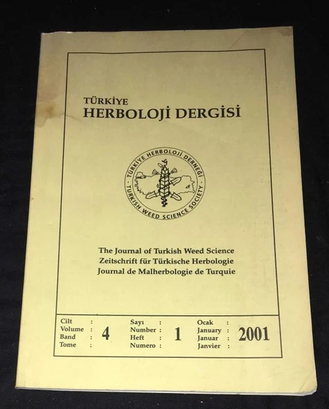 TÜRKİYE HERBOLOJİ DERGİSİ Ocak 2001 Cilt 4 Sayı 1 (Sahafiye Kitap) ürün görseli 1
