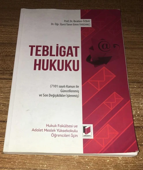TEBLİGAT HUKUKU 7101 sayılı Kanun ile Güncellenmiş ve Son Değişiklikler İşlenmiş (Sahafiye Kitap) ürün görseli 1