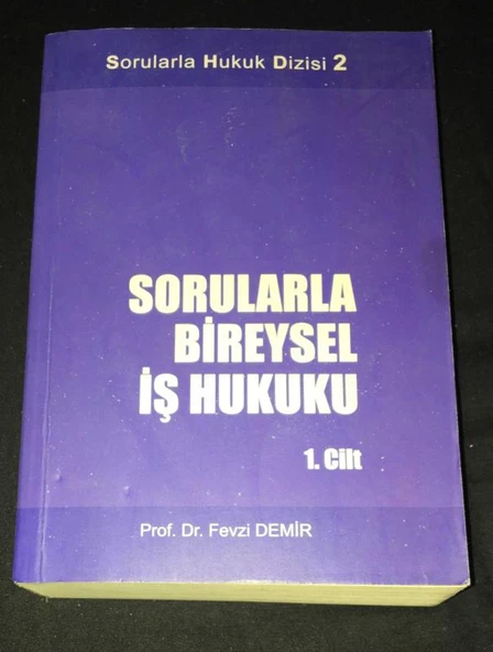 SORULARLA BİREYSEL İŞ HUKUKU 1.Cilt (Sahafiye Kitap) ürün görseli 1
