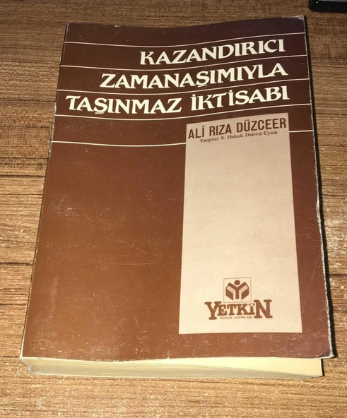 KAZANDIRICI ZAMANAŞIMIYLA TAŞINMAZ İKTİSADI (Sahafiye Kitap) ürün görseli 1