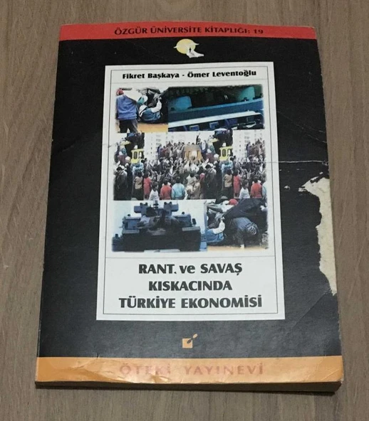 RANT VE SAVAŞ KISKACINDA TÜRKİYE EKONOMİSİ (Sahafiye Kitap) ürün görseli 1