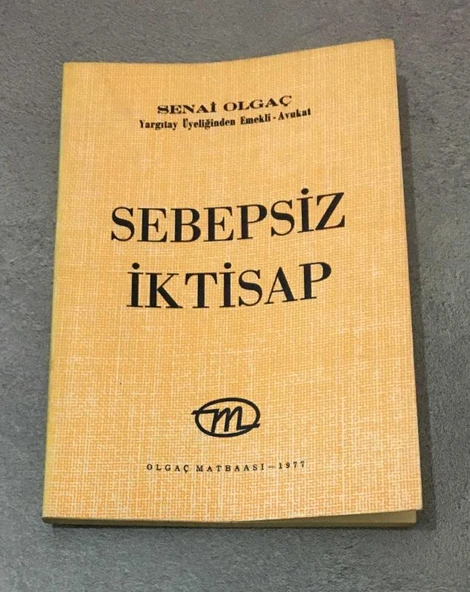 HUKUK DAVALARINDA SEBEPSİZ İKTİSAP (Sahafiye Kitap) ürün görseli 1