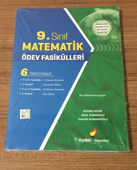 9.SINIF MATEMATİK ÖDEV FASİKÜLLERİ - 6 Fasikül Kitapçık - (Sahafiye Kitap) ürün görseli 1