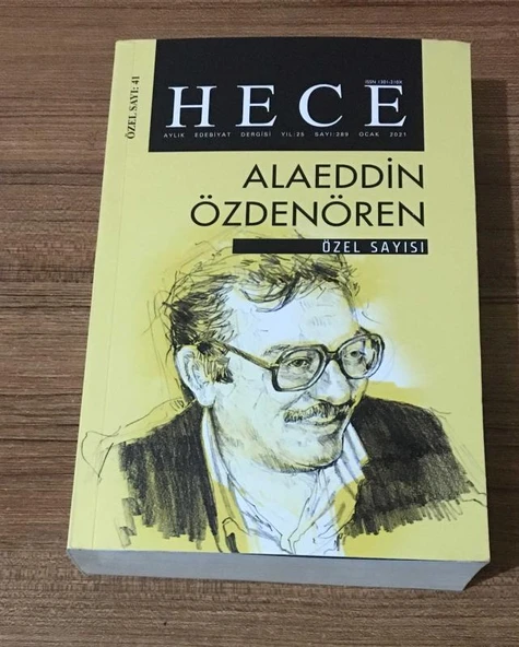HECE Dergisi Ocak 2021 Sayı 289 ÖZEL SAYI 41 ALAEDDİN ÖZDENÖREN ÖZEL SAYISI (Sahafiye Kitap) ürün görseli 1