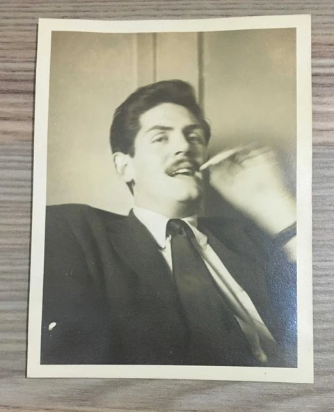 Kore Gazisi HASAN BASRİ DANIŞMAN'IN 1949'larda AMERİKA'DA ÇEKİLMİŞ 1 Adet FOTOĞRAF - ÖZEL ALBÜMÜNDEN - (Sahafiye Kitap) ürün görseli 1