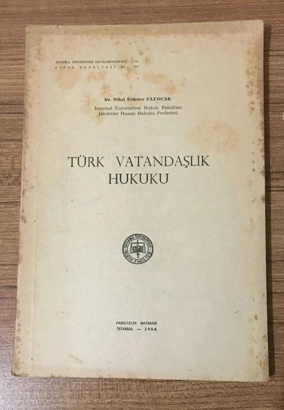 TÜRK VATANDAŞLIK HUKUKU (Sahafiye Kitap) ürün görseli 1