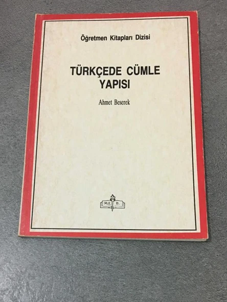 TÜRKÇEDE CÜMLE YAPISI (Sahafiye Kitap) ürün görseli 1