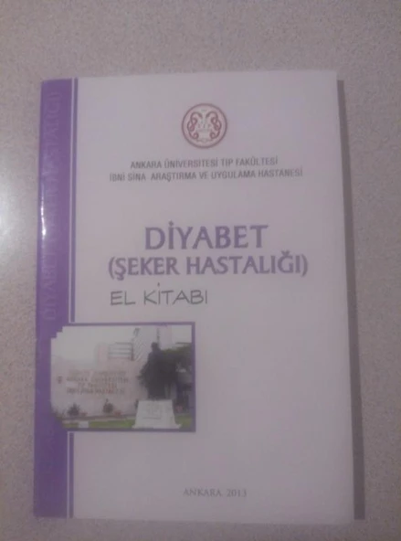 DİYABET (ŞEKER HASTALIĞI) EL KİTABI (Sahafiye Kitap) ürün görseli 1