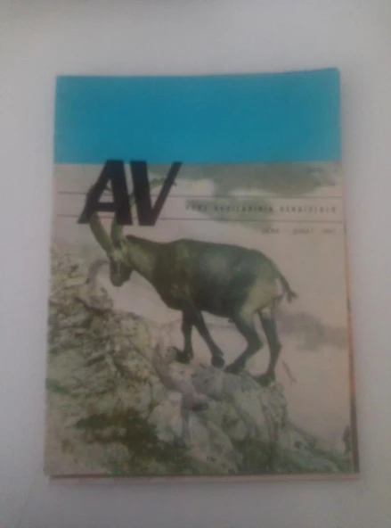 AV Yurt Avcılarının Dergisidir, Ocak-Şubat 1987, Sayı:1, Yıl:18 (Sahafiye Kitap) ürün görseli 1