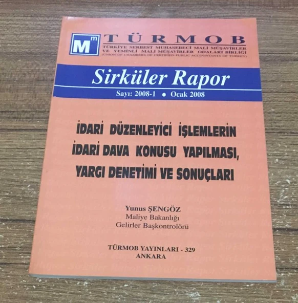 İDARİ DÜZENLEYİCİ İŞLEMLERİN İDARİ DAVA KONUSU YAPILMASI YARGI DENETİMİ VE SONUÇLARI (Sahafiye Kitap) ürün görseli 1