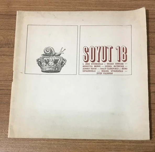 SOYUT Edebiyat Dergisi Ekim 1969 Sayı 18 Tanrı Yaratan Toprak Anadolu - İSMET ZEKİ EYÜBOĞLU (Sahafiye Kitap) ürün görseli 1