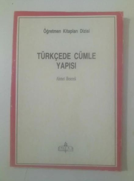 TÜRKÇEDE CÜMLE YAPISI (Sahafiye Kitap) ürün görseli 1