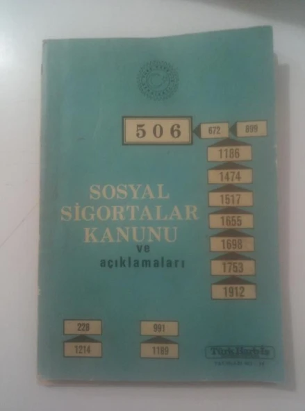 HARB-İŞ / Sosyal Sigortalar Kanunu ve Açıklamaları (Sahafiye Kitap) ürün görseli 1
