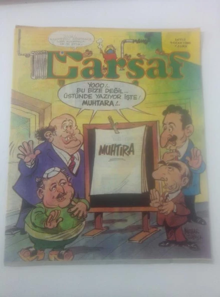 ÇARŞAF Haftalık Gülmece Dergisi, 9 Ocak 1980, Yıl:5, Sayı:2 (Sahafiye Kitap) ürün görseli 1