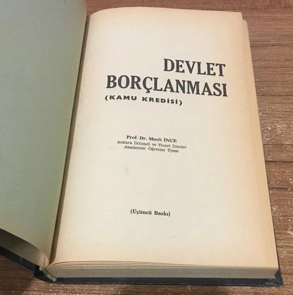 DEVLET BORÇLANMASI Kamu Kredisi 3.BASKI (Sahafiye Kitap) - Resim 2