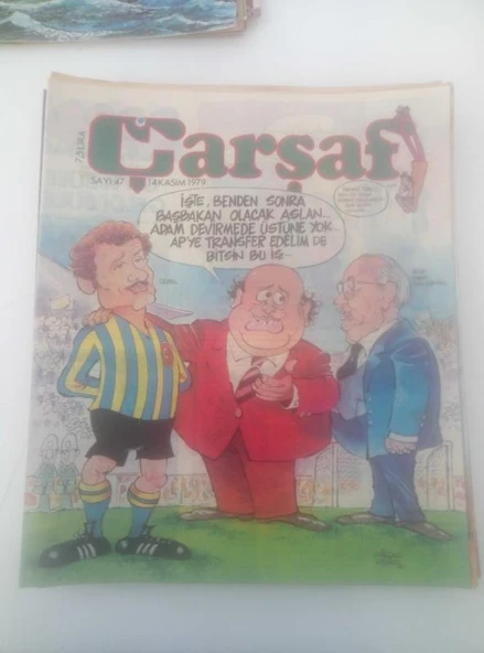 ÇARŞAF Haftalık Gülmece Dergisi, 14 Kasım 1979, Yıl:4, Sayı:47 (Sahafiye Kitap) ürün görseli 1