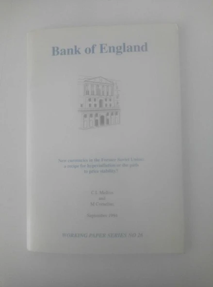 BANK OF ENGLAND (Sahafiye Kitap) ürün görseli 1