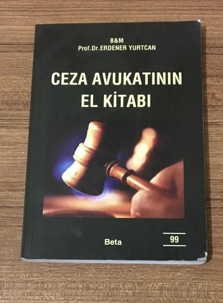 CEZA AVUKATININ EL KİTABI 8.BASKI - 2008 (Sahafiye Kitap) ürün görseli 1