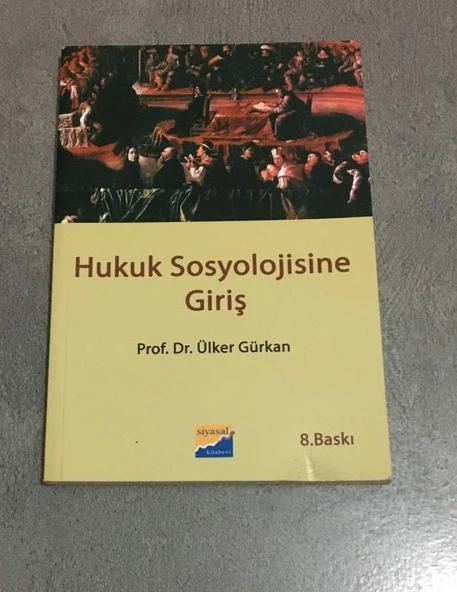 HUKUK SOSYOLOJİSİNE GİRİŞ 8.BASKI (Sahafiye Kitap) ürün görseli 1