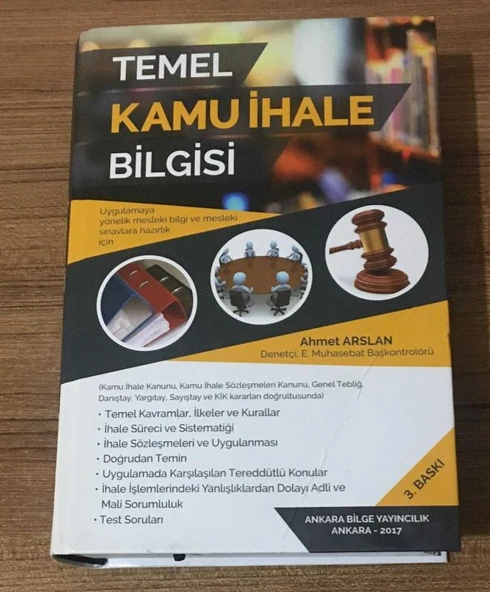 TEMEL KAMU İHALE BİLGİSİ 3.BASKI (Sahafiye Kitap) ürün görseli 1