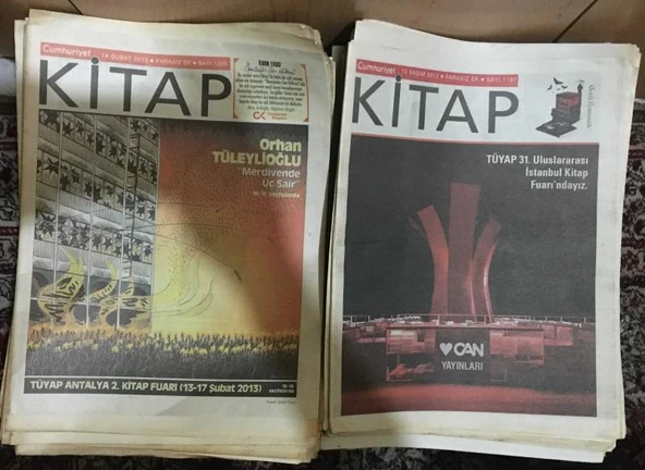 CUMHURİYET KİTAP EKİ 1997 - 2013 Yılları Arası - TOPLAM 456 Adet - (Sahafiye Kitap) ürün görseli 1