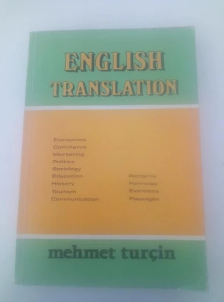ENGLISH TRANSLATION (Sahafiye Kitap) ürün görseli 1