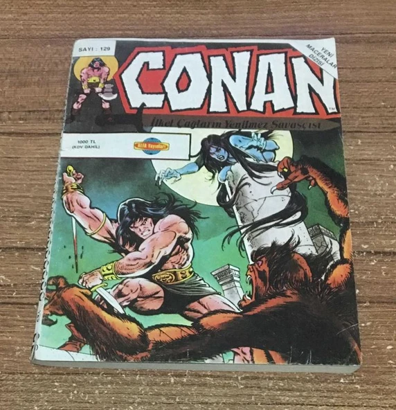 İlkel Çağların Yenilmez Savaşçısı CONAN Sayı 129 (Sahafiye Kitap) ürün görseli 1