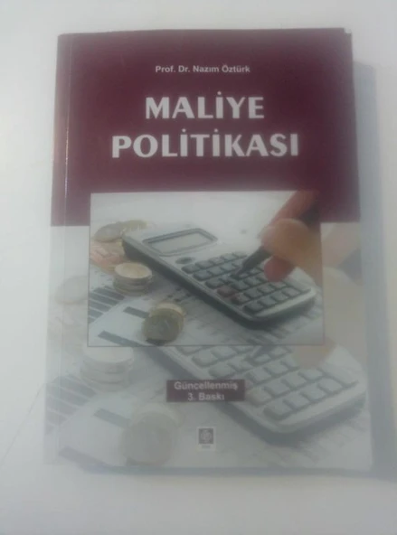 MALİYE POLİTİKASI (GÜNCELLENMİŞ 3.BASKI) (Sahafiye Kitap) ürün görseli 1