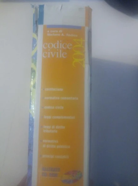 Codice Civile 2004 ALLEGATO CD-ROOM (Sahafiye Kitap) - Resim 2