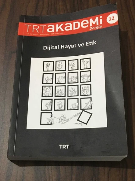 TRT AKADEMİ Dergisi Cilt 6 Sayı 12 Mayıs 2021 DİJİTAL HAYAT VE ETİK (Sahafiye Kitap) ürün görseli 1