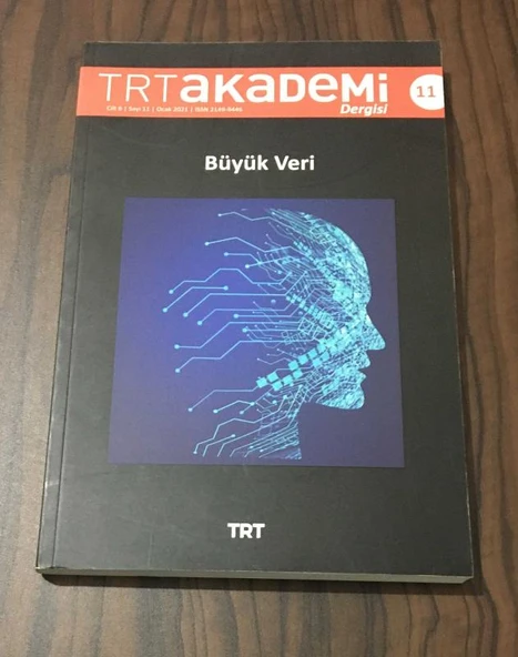 TRT AKADEMİ Dergisi Cilt 6 Sayı 11 Ocak 2021 BÜYÜK VERİ (Sahafiye Kitap) ürün görseli 1