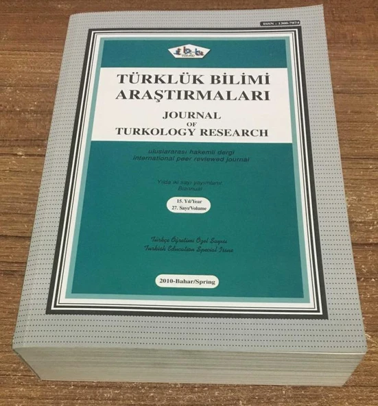 TÜRKLÜK BİLİMİ ARAŞTIRMALARI 2010 - 15. Yıl Sayı 27 (Sahafiye Kitap) ürün görseli 1
