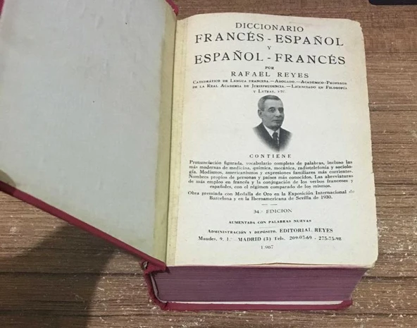 DICCIONARIO FRANCES ESPANOL / ESPANOL - FRANCES (Sahafiye Kitap) ürün görseli 1