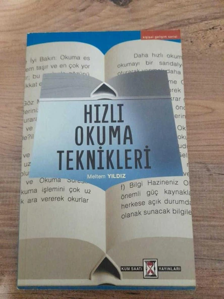 HIZLI OKUMA TEKNİKLERİ (Sahafiye Kitap) ürün görseli 1