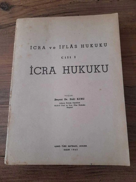 İcra ve İflas Hukuku Cilt I - İcra Hukuku (Sahafiye Kitap) ürün görseli 1
