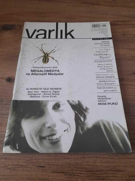 Varlık-Aylık Edebiyat ve Kültür Dergisi Haziran 2001 "Tanpınar ve Rüyalar" (Sahafiye Kitap) ürün görseli 1