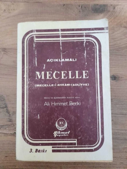 Açıklamalı Mecelle (Mecelle-i Ahkam-ı Adliyye) (Sahafiye Kitap) ürün görseli 1