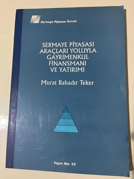 SERMAYE PİYASASI ARAÇLARI YOLUYLA GAYRİMENKUL FİNANSMANI ve YATIRIM (Sahafiye Kitap) ürün görseli 1