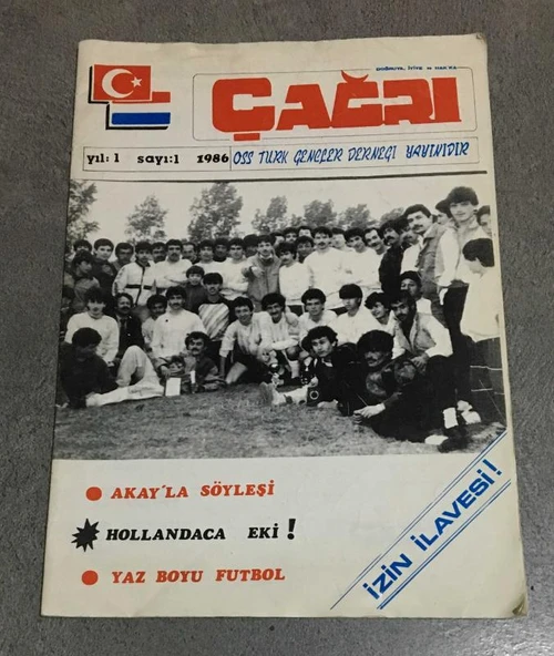 ÇAĞRI DERGİSİ 1986 Yıl 1 Sayı 1 - derginin ilk sayısı - (Sahafiye Kitap) ürün görseli 1