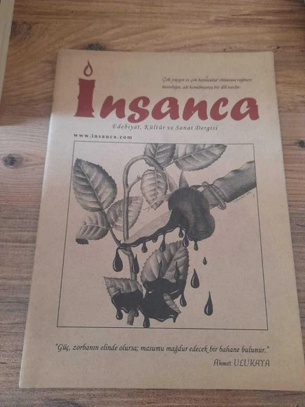 İNSANCA EDEBİYAT,KÜLTÜR VE SANAT DERGİSİ YIL:2 SAYI:8 "MED-CEZİR" (Sahafiye Kitap) ürün görseli 1
